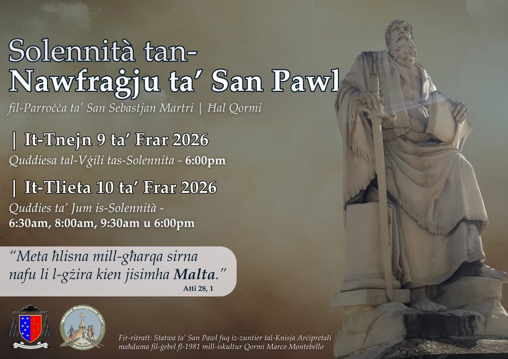 Parroċċa San Sebastjan - St Sebastian Parish - Qormi