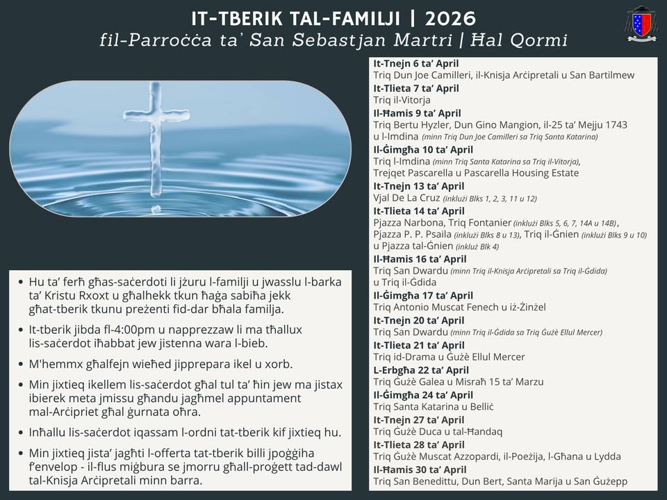 Parroċċa San Sebastjan - St Sebastian Parish - Qormi