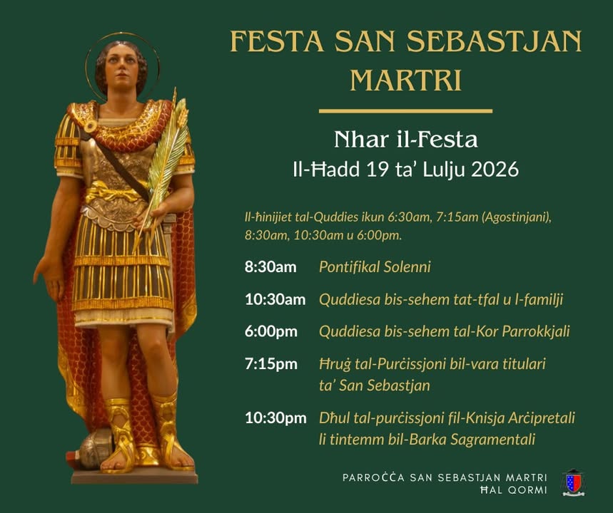 Parroċċa San Sebastjan - St Sebastian Parish - Qormi